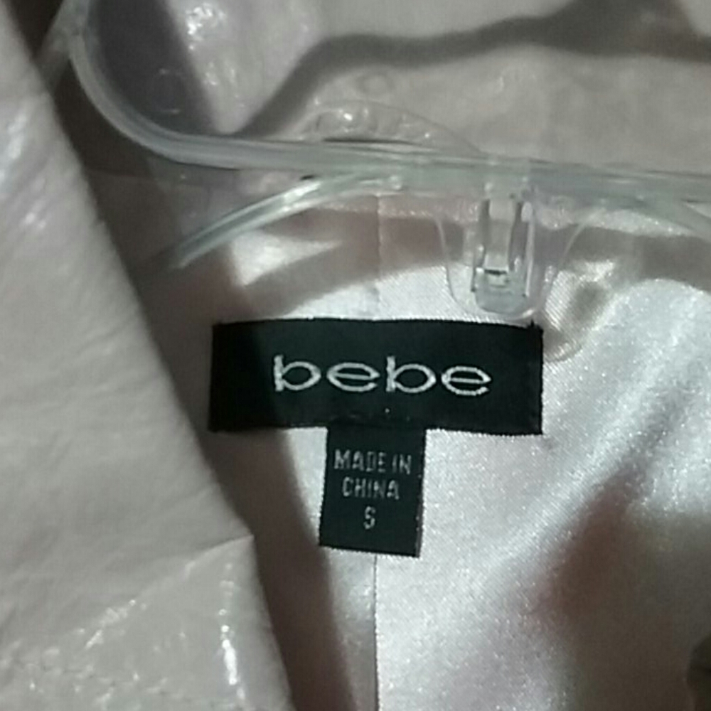 Bebe Light Pink Jacket Fully Lined - image 3